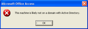 Not On Domain